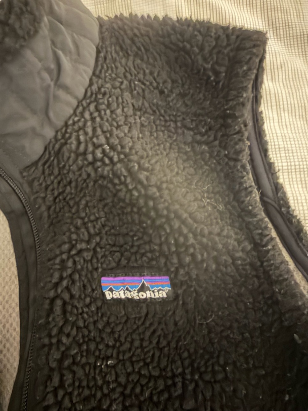 Patagonia Women's Black Sherpa Fleece Vest
